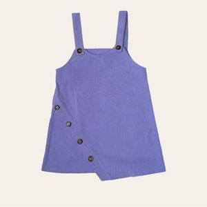 Girls’ Sleeveless Corduroy Overalls Dress 6-7, 12 NWOT